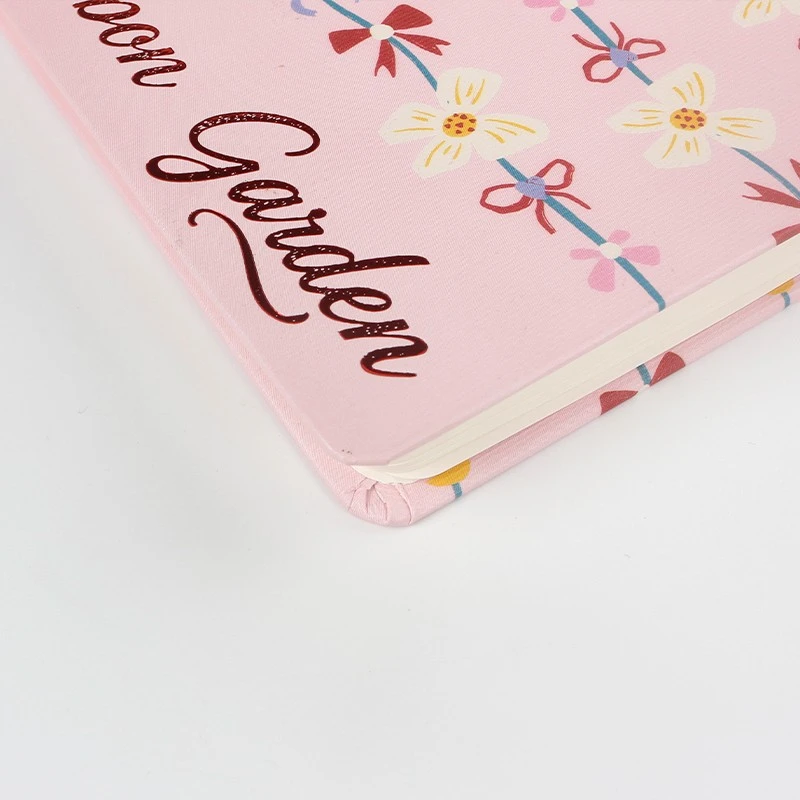 A4 Hardcover Spiral Binding Notebook With Paper Cover 100 Sheets Custom Design For Students-Gift Journal high quality